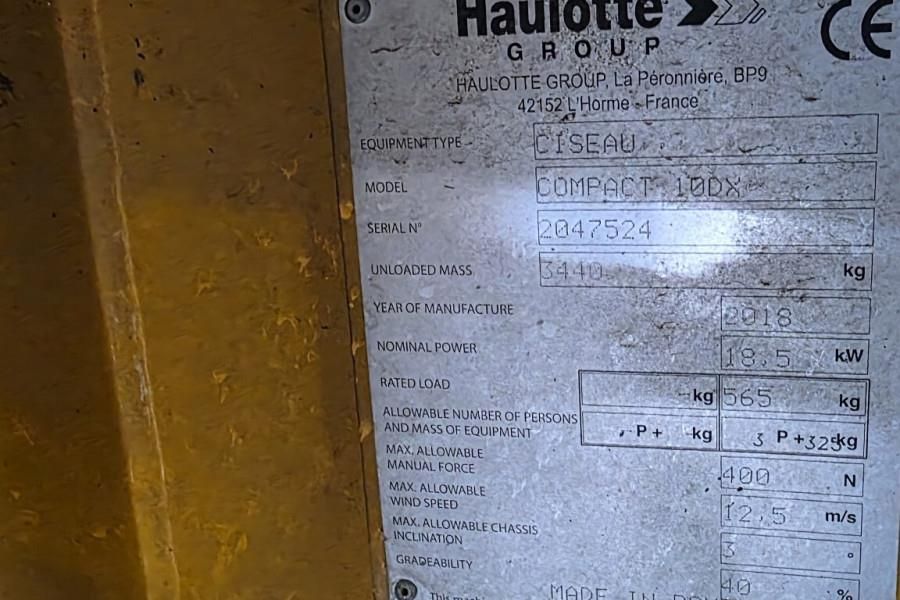 Haulotte COMPACT 10DX Diesel, 4x4 Drive, 10.2m Working Heig