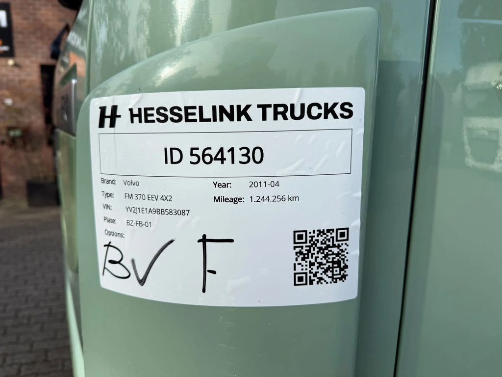 Volvo FM 370 BDF Wechsel LBW NL Truck APK/TUV 05-2027