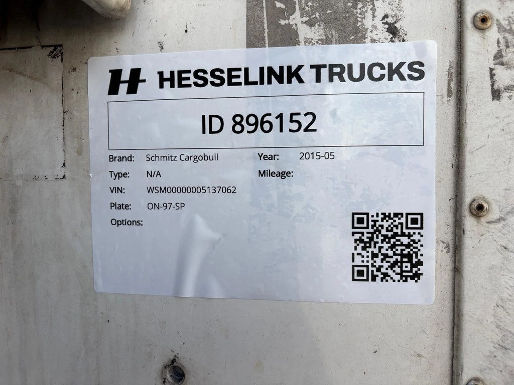 Schmitz Cargobull N/A Carrier Vector 1550 D+E 250B 265H APK/TUV 12-2026