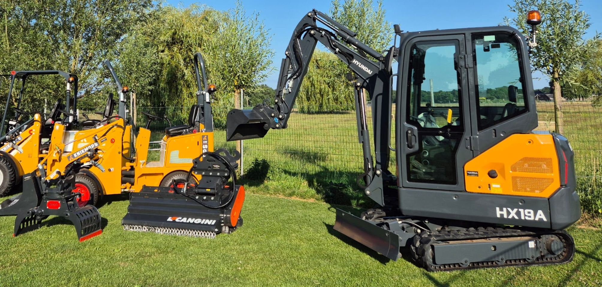 Hyundai HX19A graafmachine/2ton / kubota / vol opties