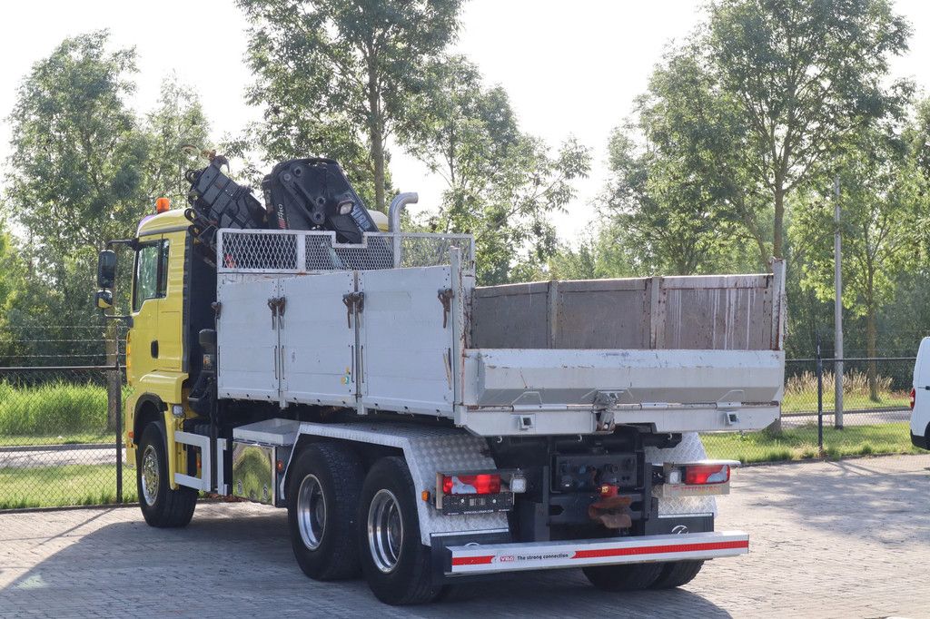 MAN TGA 33.480 | 6X4 | HIAB 166E-5 | KIPPER | EURO 3 | FULL STEEL