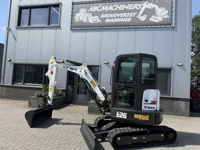 Bobcat E26 2.7T Minigraver Minikraan SLP/SRT 2500u ZGST