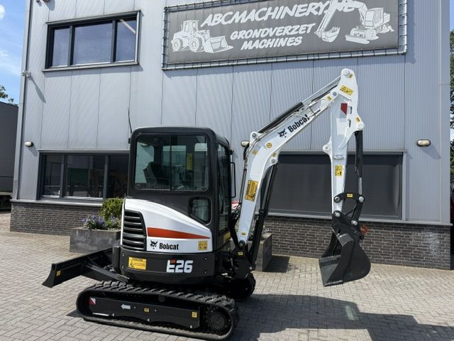 Bobcat E26 2.7T Minigraver Minikraan SLP/SRT 2500u ZGST