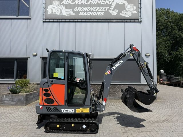 Terex TC20 2T Minigraver Minikraan SLP/SRT HCW 2500u ZGST