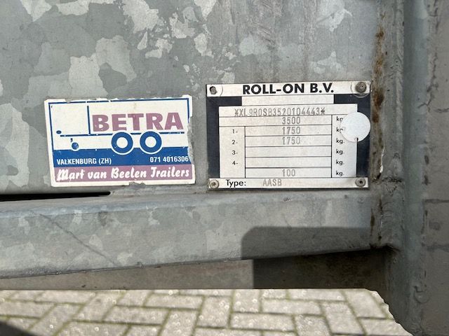Roll-On machine transporter aanhanger 3.5T