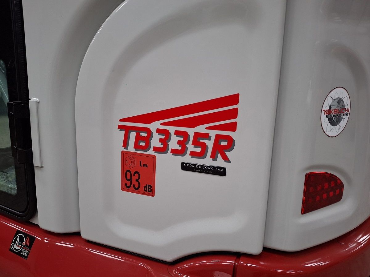 Takeuchi TB335R, minigraver, minikraan, BJ2026, Nieuw!
