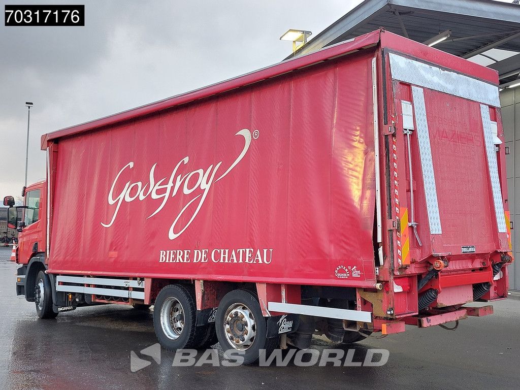 Scania P280 6X2 2500kg Ladebordwand Curtains Full Air Lift+steering axle Euro 5