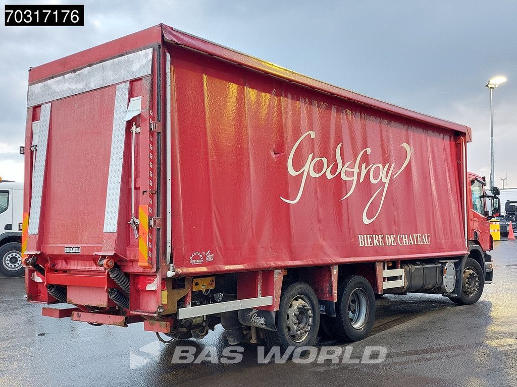 Scania P280 6X2 2500kg Ladebordwand Curtains Full Air Lift+steering axle Euro 5