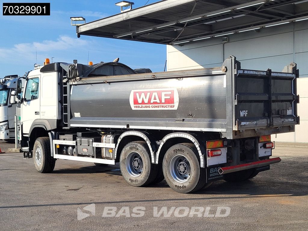 Volvo FMX 460 6X6 14m3 tipper WAF Wechselsystem Trekker Bakwagen Big-Axle VEB+ Euro 6