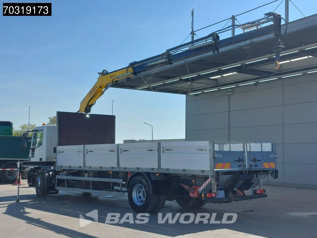 Iveco Eurocargo 180E300 4X2 Hyva V911 3S Crane Kran Telma retarder Ladebordwand Euro 5