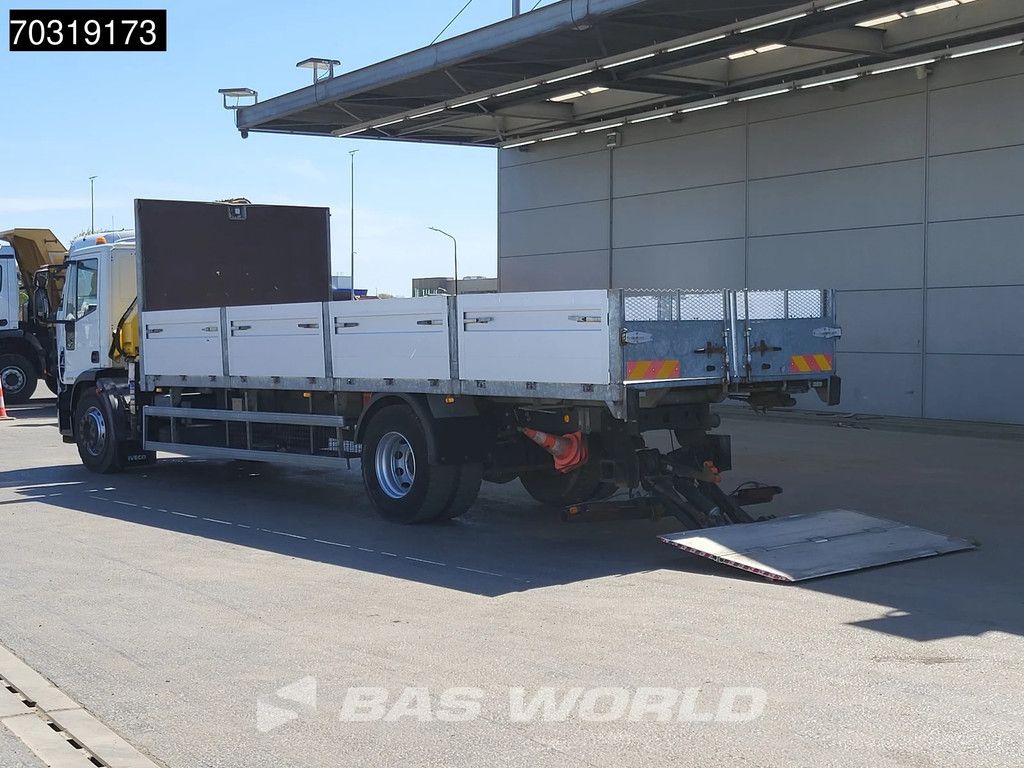 Iveco Eurocargo 180E300 4X2 Hyva V911 3S Crane Kran Telma retarder Ladebordwand Euro 5