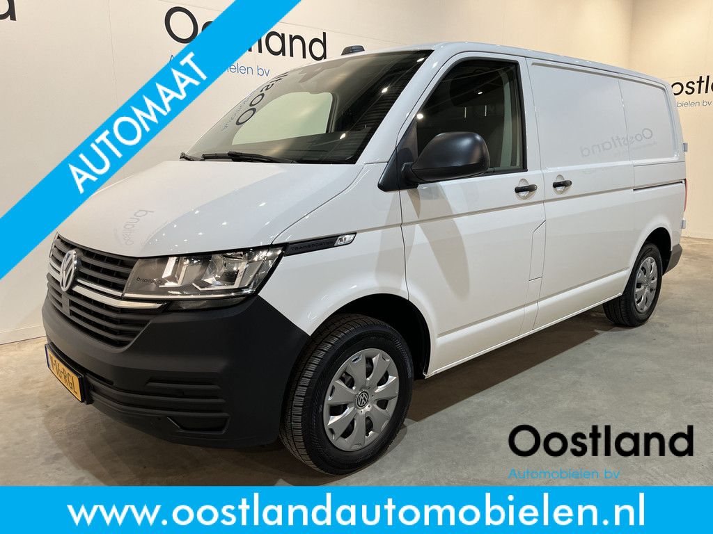 Volkswagen Transporter 2.0 TDI L1H1 150 PK Automaat / Euro 6 / Schuifdeur L + R / Airco / CarPlay / Cruise Control / Trekhaak / PDC / 3-Zits / 85.100 KM !!