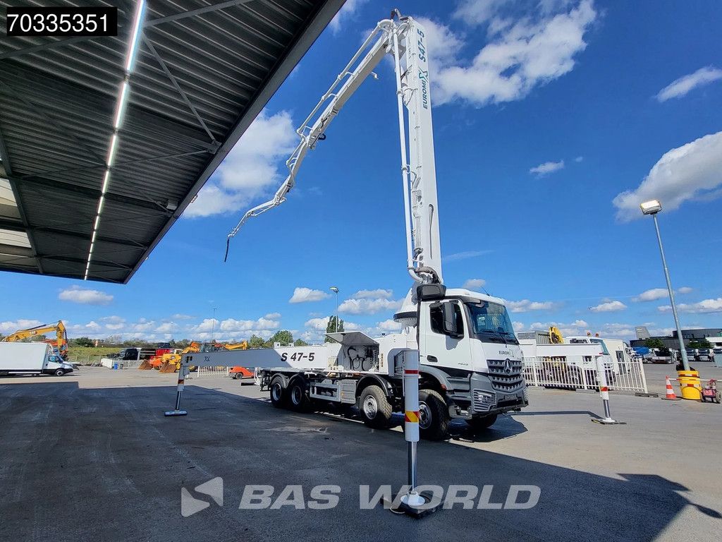 Mercedes Arocs 4542 8X4 47 mtrs SWAN TSP 47-5 160RZ concrete pump Full Steel Automatic Euro 3