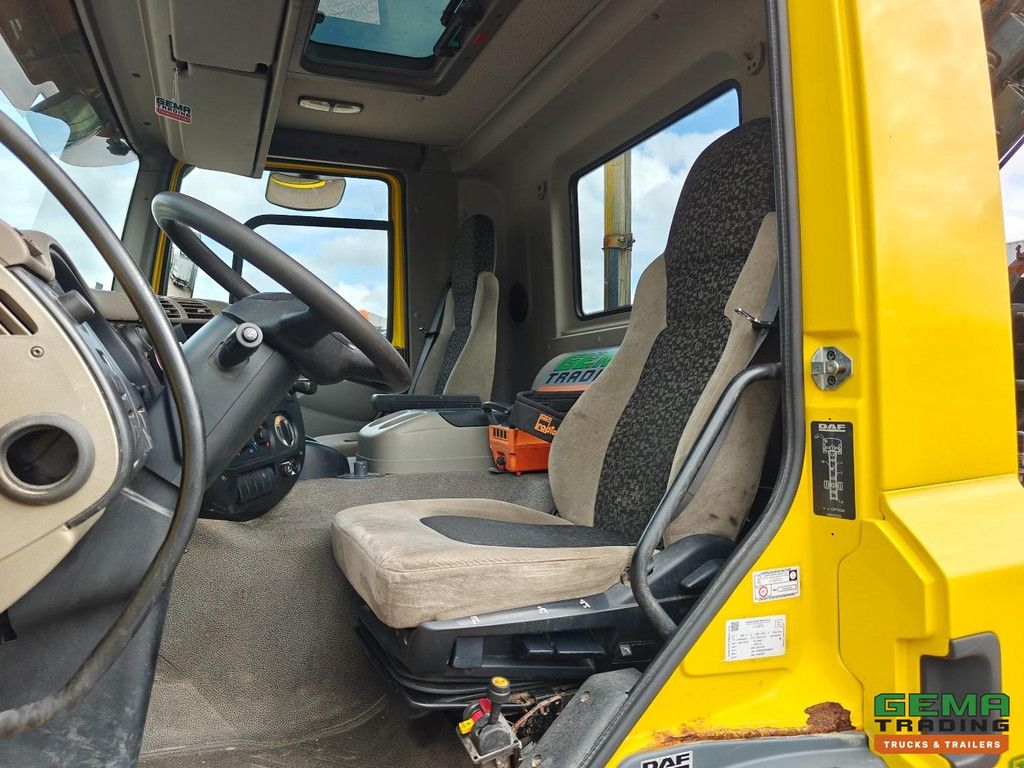 DAF CF65.220 4x2 Tageskabine Euro5 - 3-seitiger Kipper + Terex 120.2E-A3 + Fernbedienung - DIN-Schild - 109.000 km Originalkilometer
