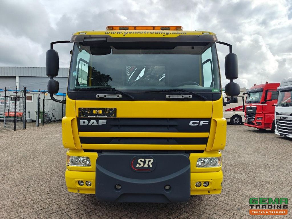 DAF CF65.220 4x2 Tageskabine Euro5 - 3-seitiger Kipper + Terex 120.2E-A3 + Fernbedienung - DIN-Schild - 109.000 km Originalkilometer