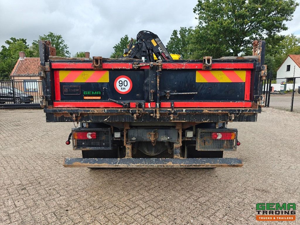 DAF CF65.220 4x2 Tageskabine Euro5 - 3-seitiger Kipper + Terex 120.2E-A3 + Fernbedienung - DIN-Schild - 109.000 km Originalkilometer