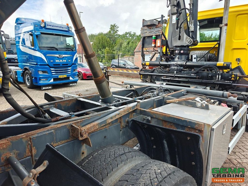 DAF CF65.220 4x2 Tageskabine Euro5 - 3-seitiger Kipper + Terex 120.2E-A3 + Fernbedienung - DIN-Schild - 109.000 km Originalkilometer
