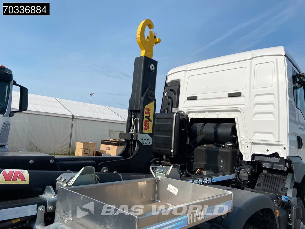 MAN TGS 35.480 8X4 NEW! HYVA 26-60 SKZ containersystem Steel suspension Big-Axle Euro 6