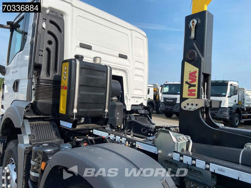 MAN TGS 35.480 8X4 NEW! HYVA 26-60 SKZ containersystem Steel suspension Big-Axle Euro 6
