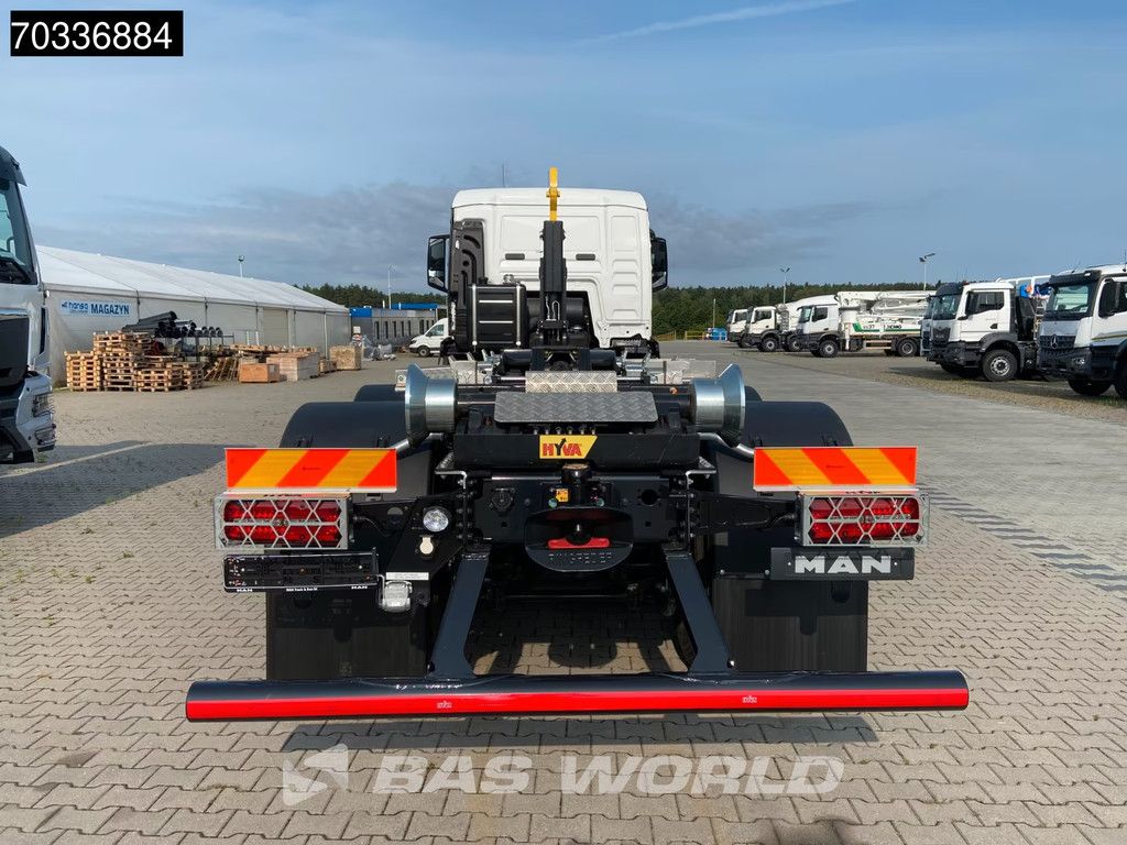 MAN TGS 35.480 8X4 NEW! HYVA 26-60 SKZ containersystem Steel suspension Big-Axle Euro 6