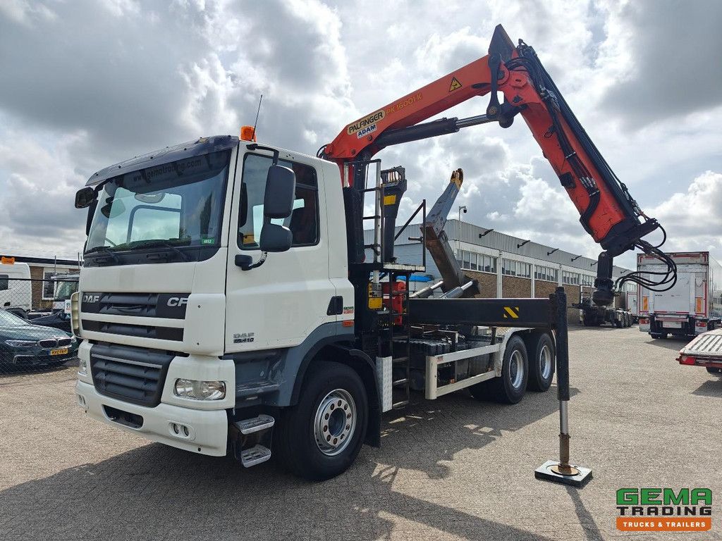 DAF CF 85.410 6x4 DagCab Euro5 - Palfinger HaakarmSysteem 21T + PK16001K + Rotator - NaafReductie