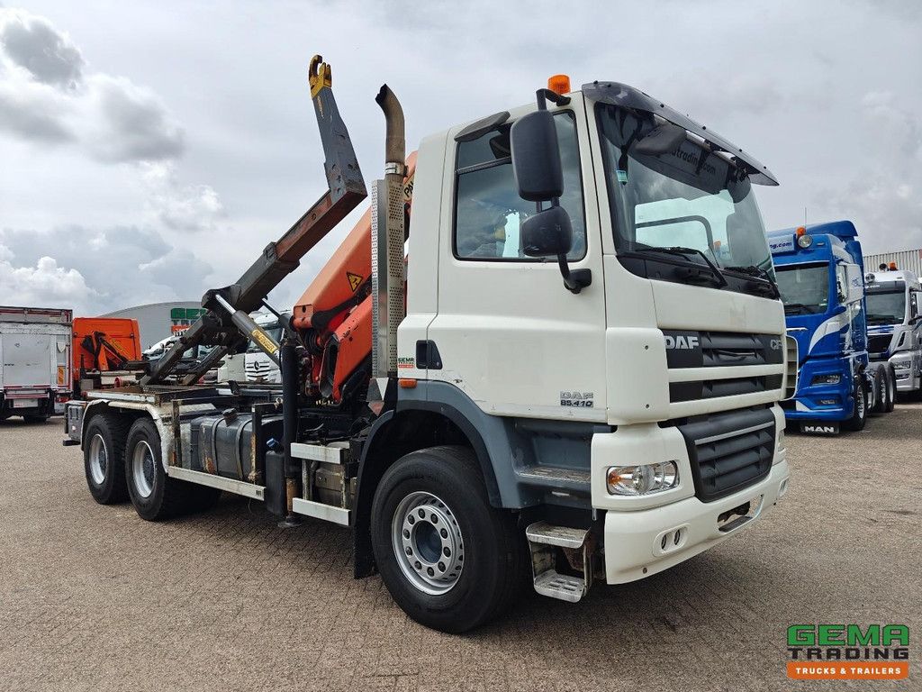 DAF CF 85.410 6x4 DagCab Euro5 - Palfinger HaakarmSysteem 21T + PK16001K + Rotator - NaafReductie