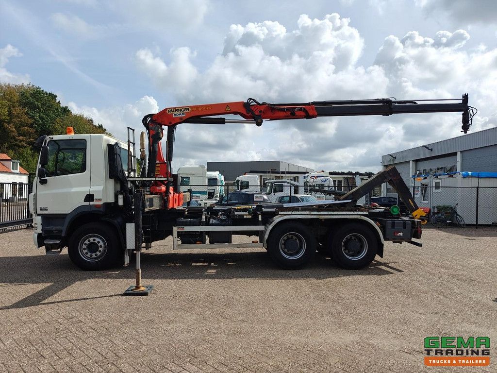 DAF CF 85.410 6x4 DagCab Euro5 - Palfinger HaakarmSysteem 21T + PK16001K + Rotator - NaafReductie