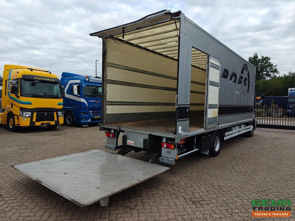 Iveco EuroCargo 140-250 4x2-Schlafkabine Euro6A – 7,6 Meter geschlossener Kofferaufbau + Ladebordwand 2000 kg – Belgischer Lkw