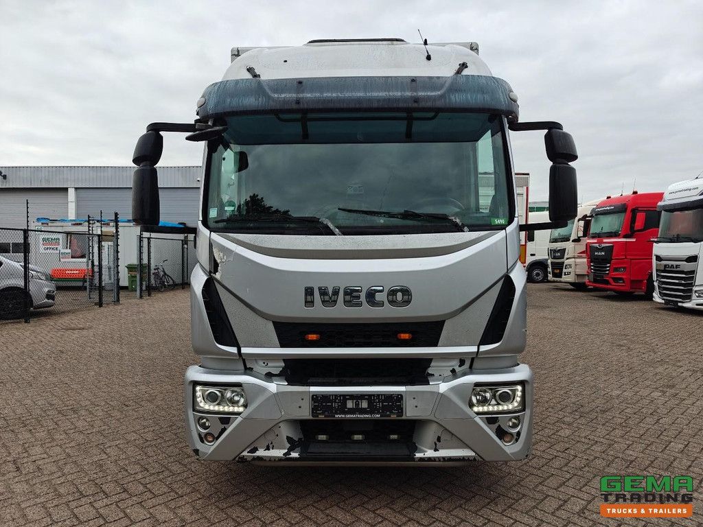 Iveco EuroCargo 140-250 4x2-Schlafkabine Euro6A – 7,6 Meter geschlossener Kofferaufbau + Ladebordwand 2000 kg – Belgischer Lkw