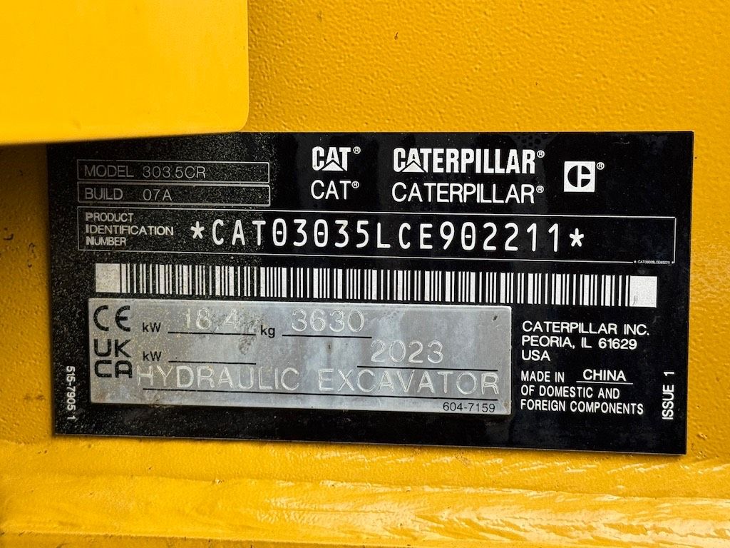 CAT 303.5 CR - A/C