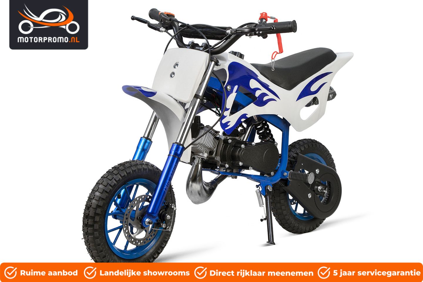 Minibike minicross 49cc automaat 2 takt crossmotor