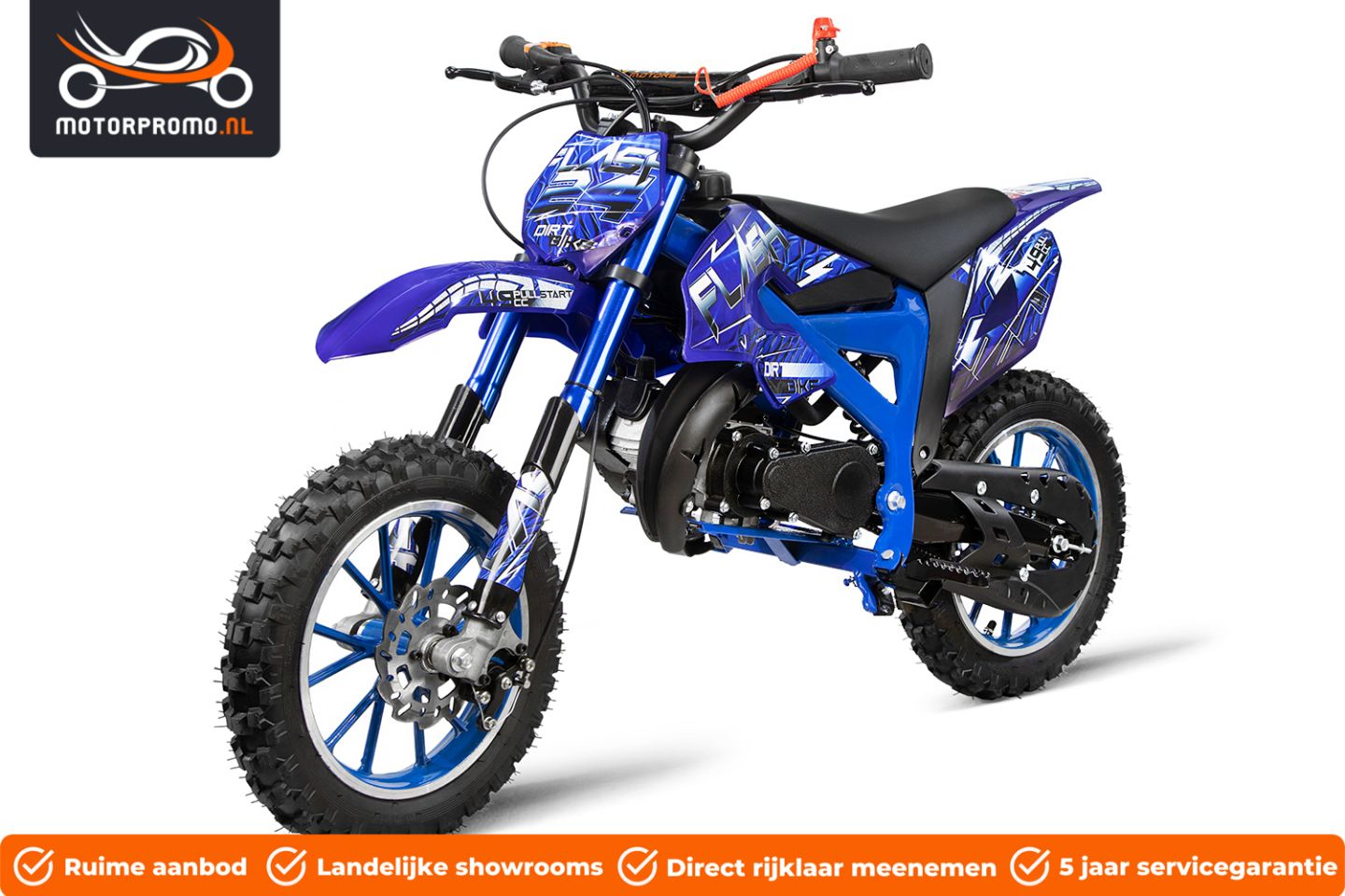 Minibike minicross 49cc automaat 2 takt crossmotor