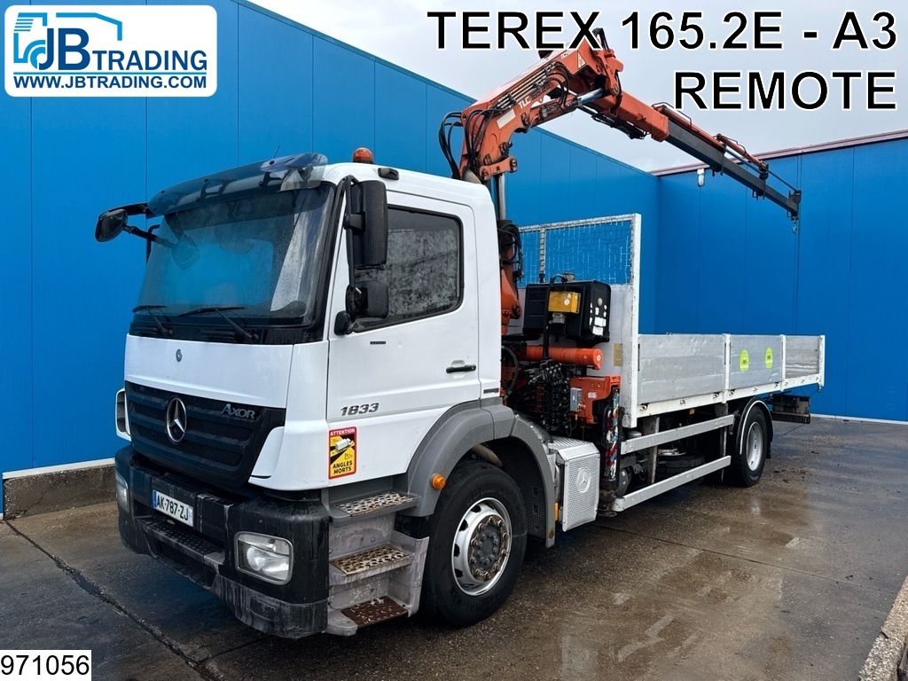 Mercedes Axor 1833 EURO 5, Terex 165.2E - A3, Remote