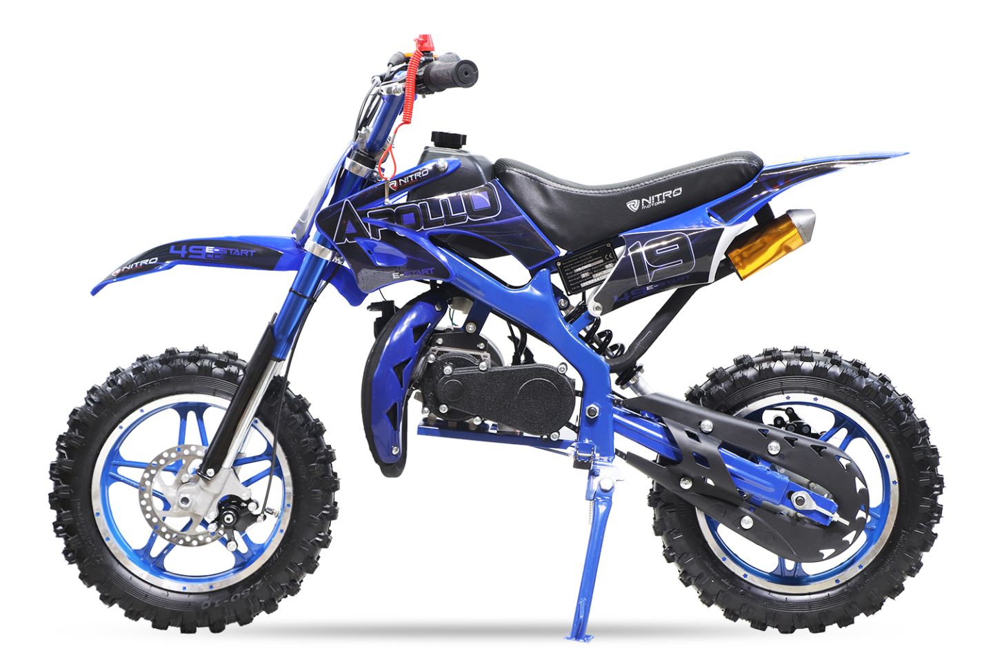 Minibike minicross 49cc automaat 2 takt crossmotor