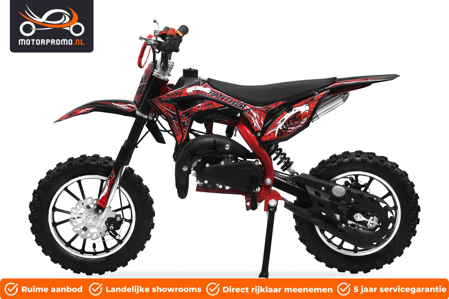 Minibike minicross 49cc automaat 2 takt crossmotor