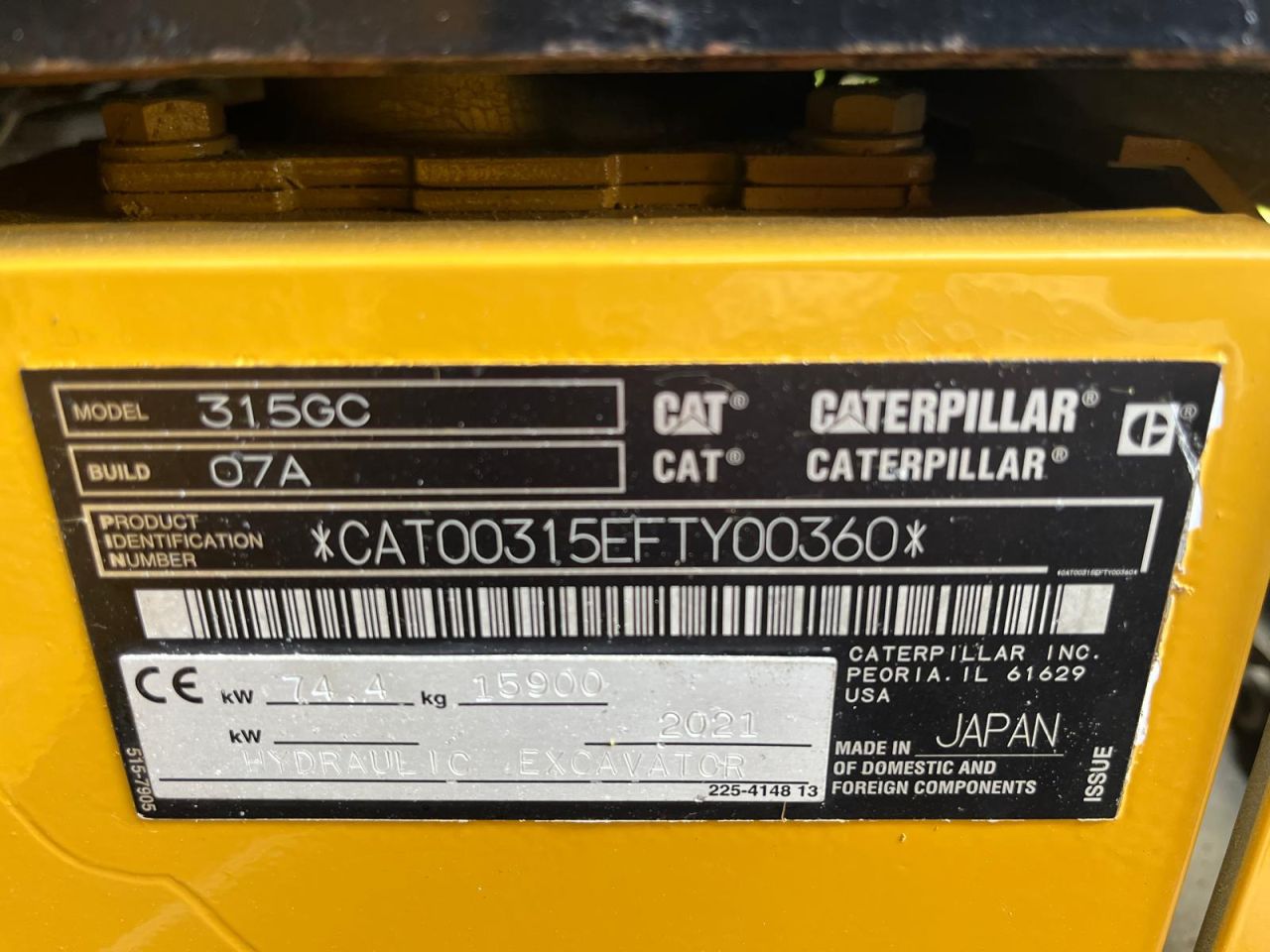 Caterpillar 315 NEXT GEN