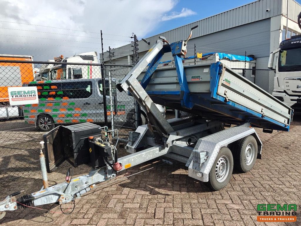 Maytec AR320 2-Axle Trailer - Hooklift System + Enclosed Container + Open Load Bed / Tipper - HondaPowerPack