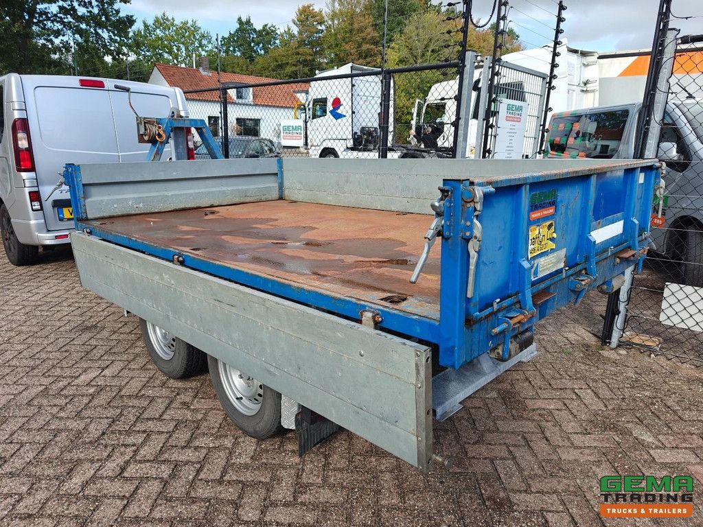 Maytec AR320 2-Axle Trailer - Hooklift System + Enclosed Container + Open Load Bed / Tipper - HondaPowerPack