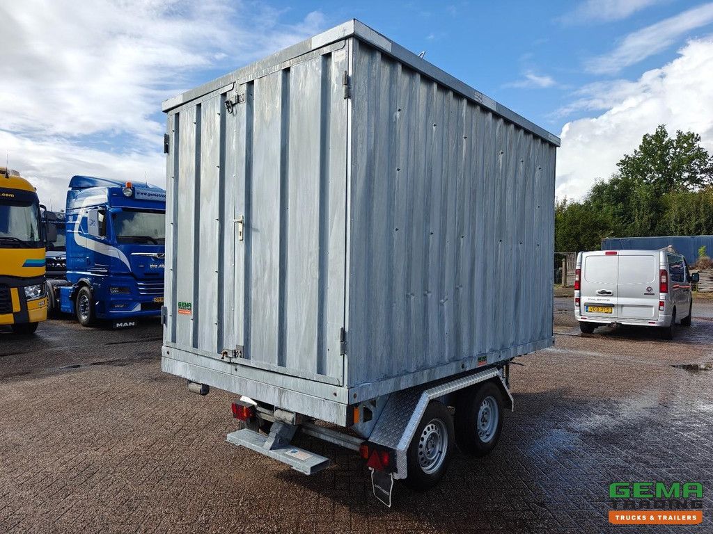 Maytec AR320 2-Axle Trailer - Hooklift System + Enclosed Container + Open Load Bed / Tipper - HondaPowerPack
