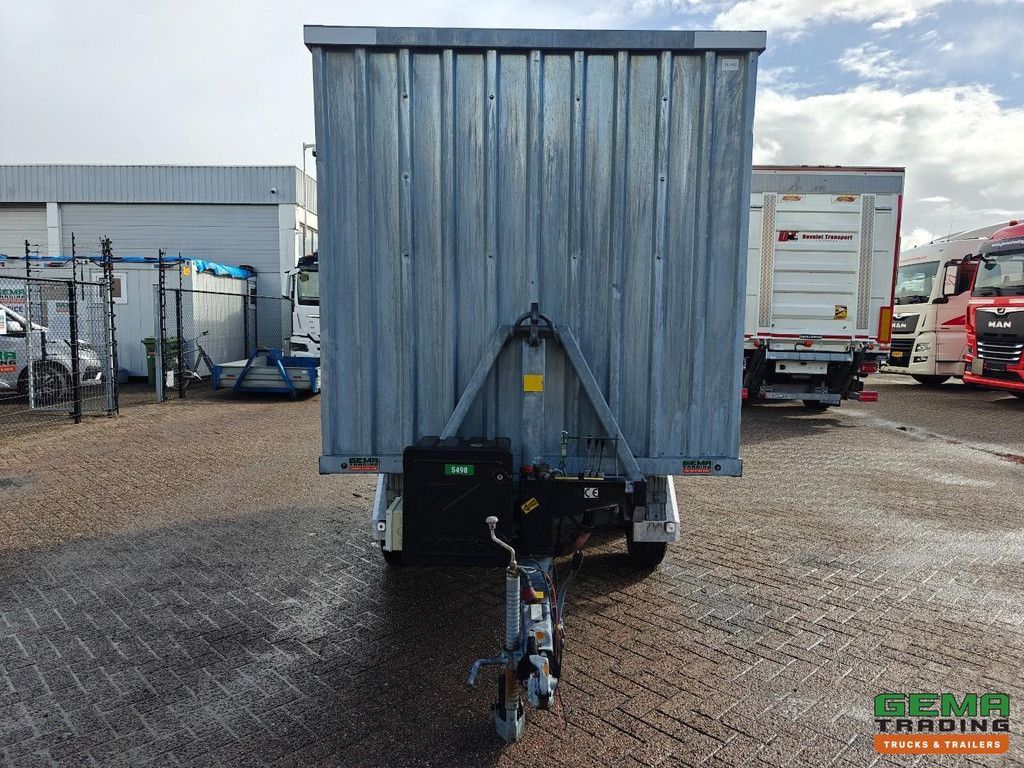 Maytec AR320 2-Axle Trailer - Hooklift System + Enclosed Container + Open Load Bed / Tipper - HondaPowerPack
