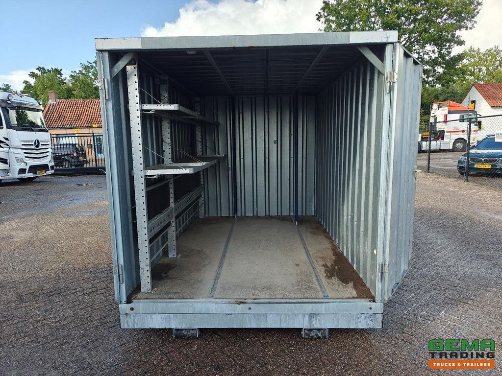 Maytec AR320 2-Axle Trailer - Hooklift System + Enclosed Container + Open Load Bed / Tipper - HondaPowerPack