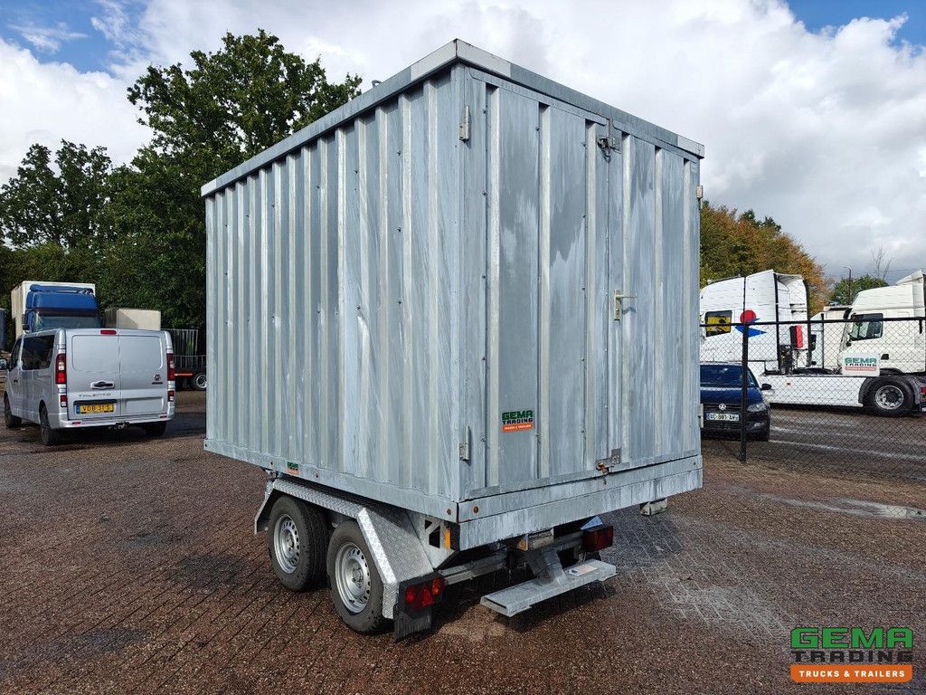 Maytec AR320 2-Axle Trailer - Hooklift System + Enclosed Container + Open Load Bed / Tipper - HondaPowerPack