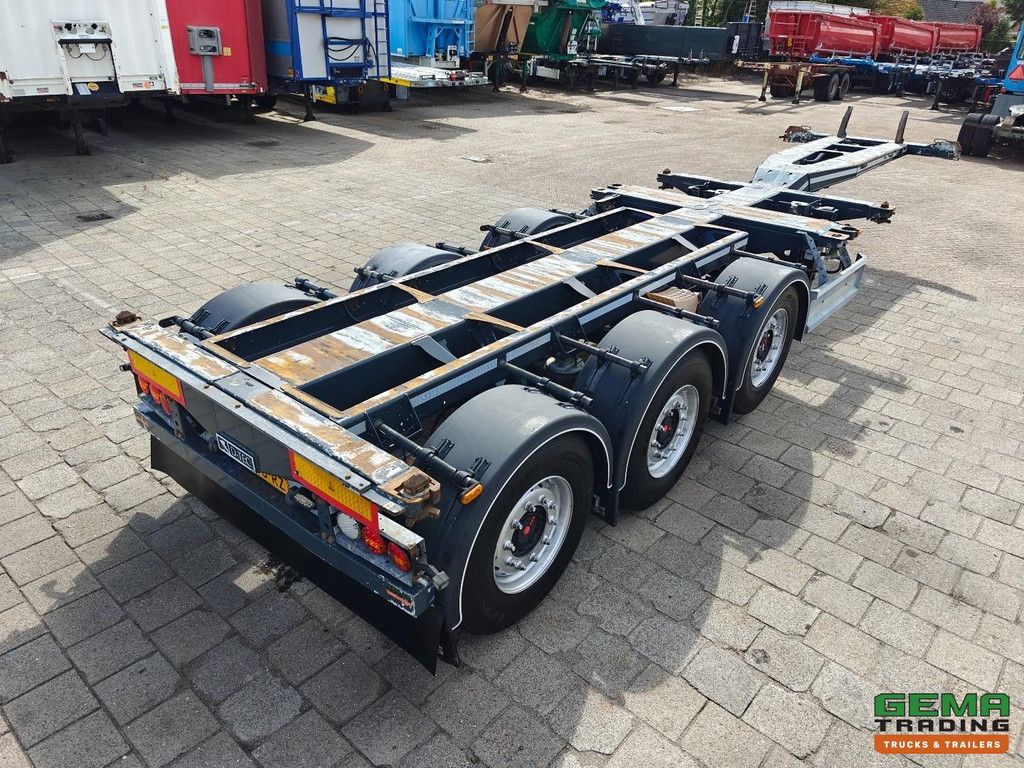 D-Tec FLEXITRAILER Multi - 3x Extendable - SAF Disc Brake - Lift Axle - All Types of Containers - 02/2027 MOT