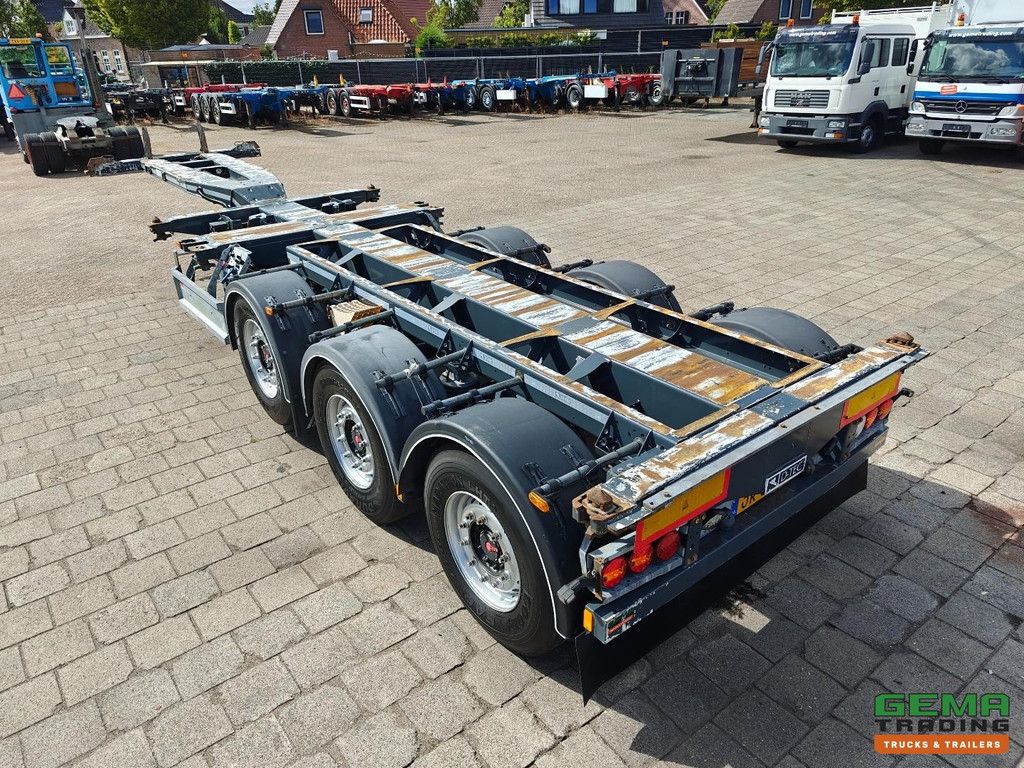 D-Tec FLEXITRAILER Multi - 3x Extendable - SAF Disc Brake - Lift Axle - All Types of Containers - 02/2027 MOT
