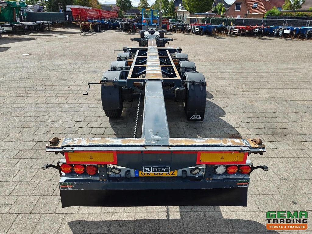 D-Tec FLEXITRAILER Multi - 3x Extendable - SAF Disc Brake - Lift Axle - All Types of Containers - 02/2027 MOT