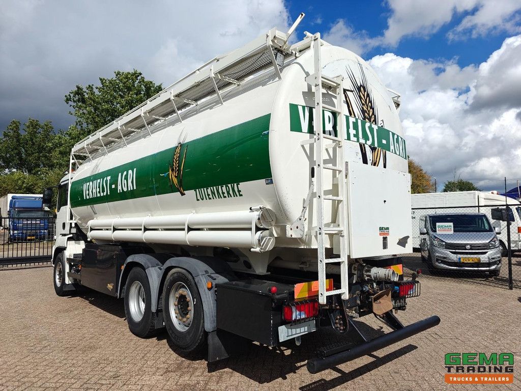 MAN TGS 18.360 6x2/4 DagCab Euro 4 - 27,7m³ - 6 Compartiments - Welgro Compressor - HandGeschakeld - BelgischeRegistratie