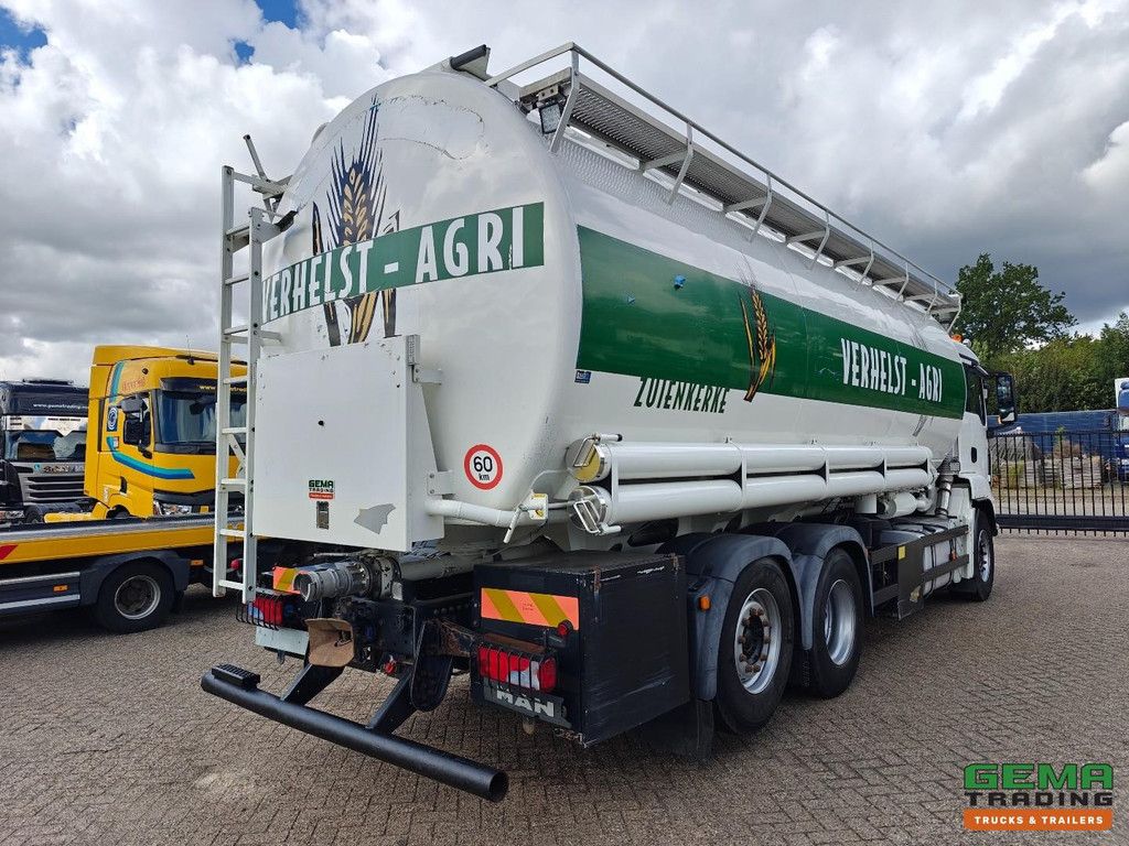 MAN TGS 18.360 6x2/4 DagCab Euro 4 - 27,7m³ - 6 Compartiments - Welgro Compressor - HandGeschakeld - BelgischeRegistratie