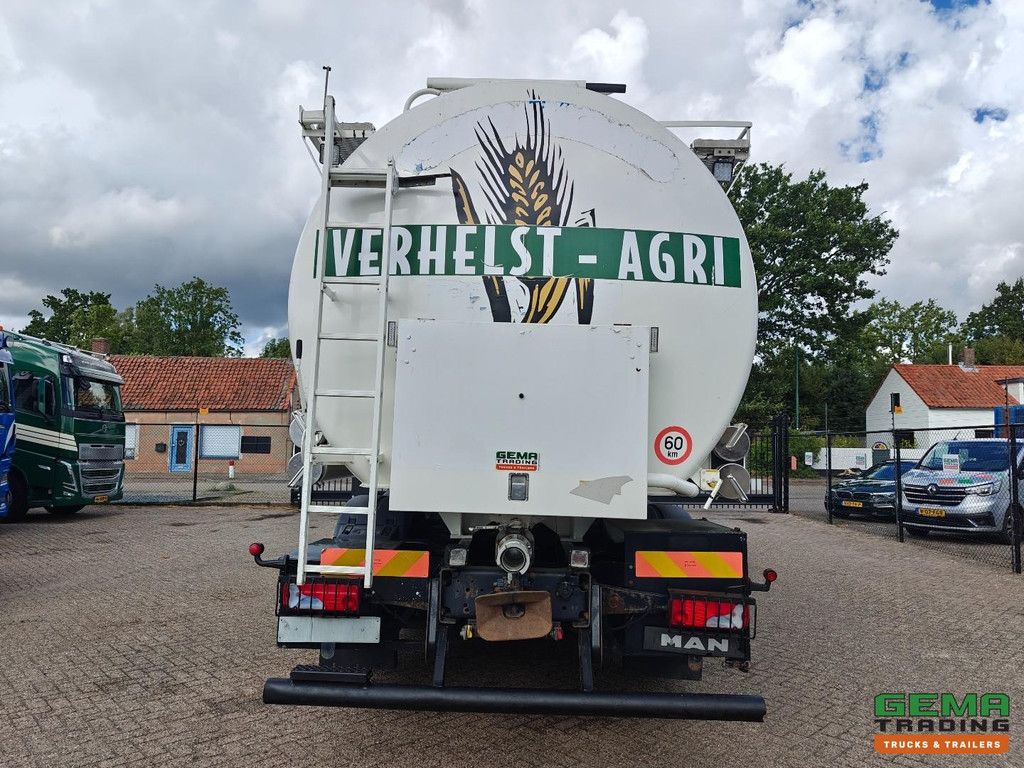 MAN TGS 18.360 6x2/4 DagCab Euro 4 - 27,7m³ - 6 Compartiments - Welgro Compressor - HandGeschakeld - BelgischeRegistratie
