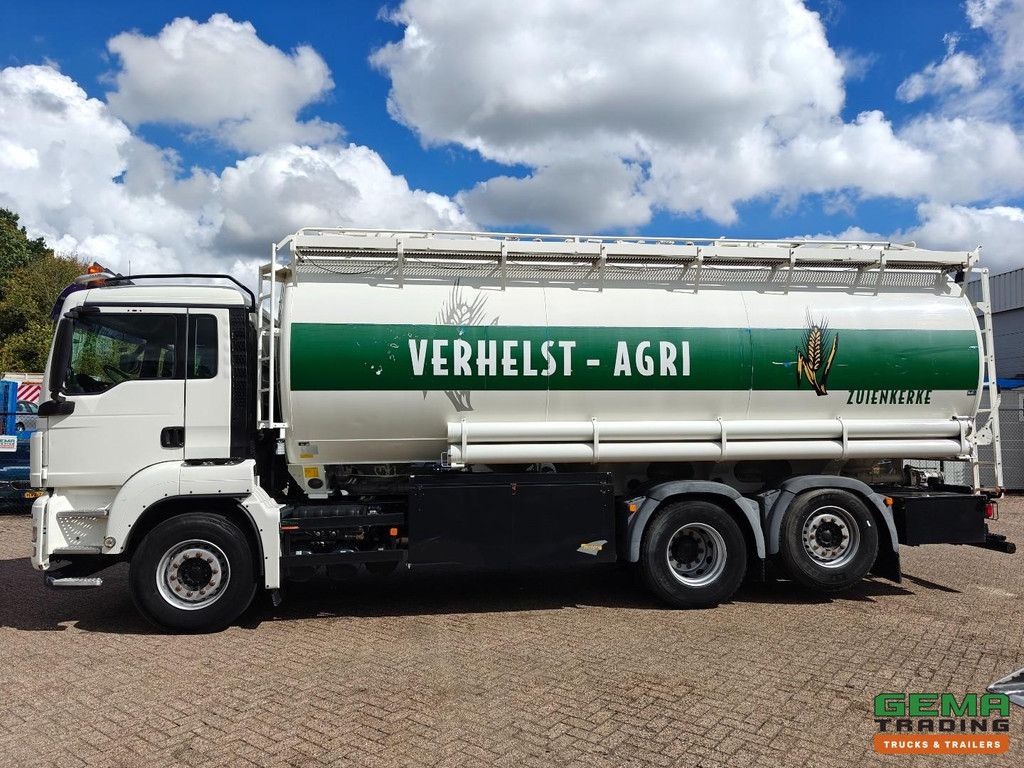 MAN TGS 18.360 6x2/4 DagCab Euro 4 - 27,7m³ - 6 Compartiments - Welgro Compressor - HandGeschakeld - BelgischeRegistratie