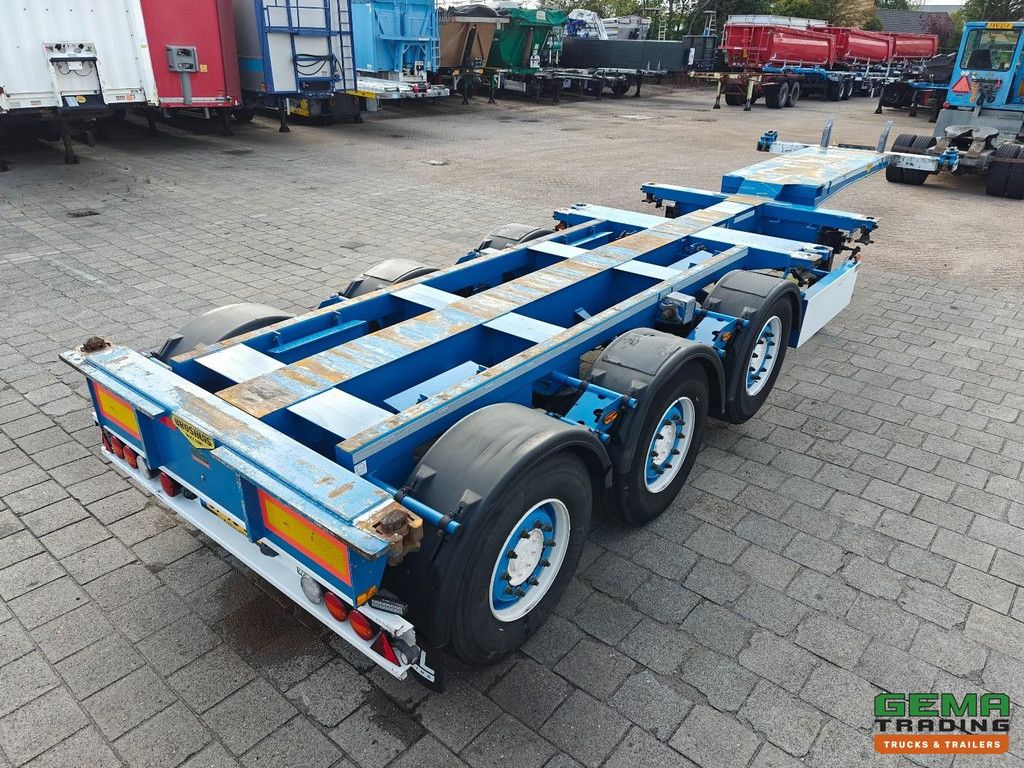 Broshuis 3UCC-39/45 Multi - SAF Scheibenbremse - Liftachse - Alle Containertypen - TÜV bis 12/2026